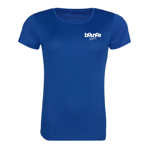 Bounce Gym - Ladies Textured Wicking T-shirt Thumbnail